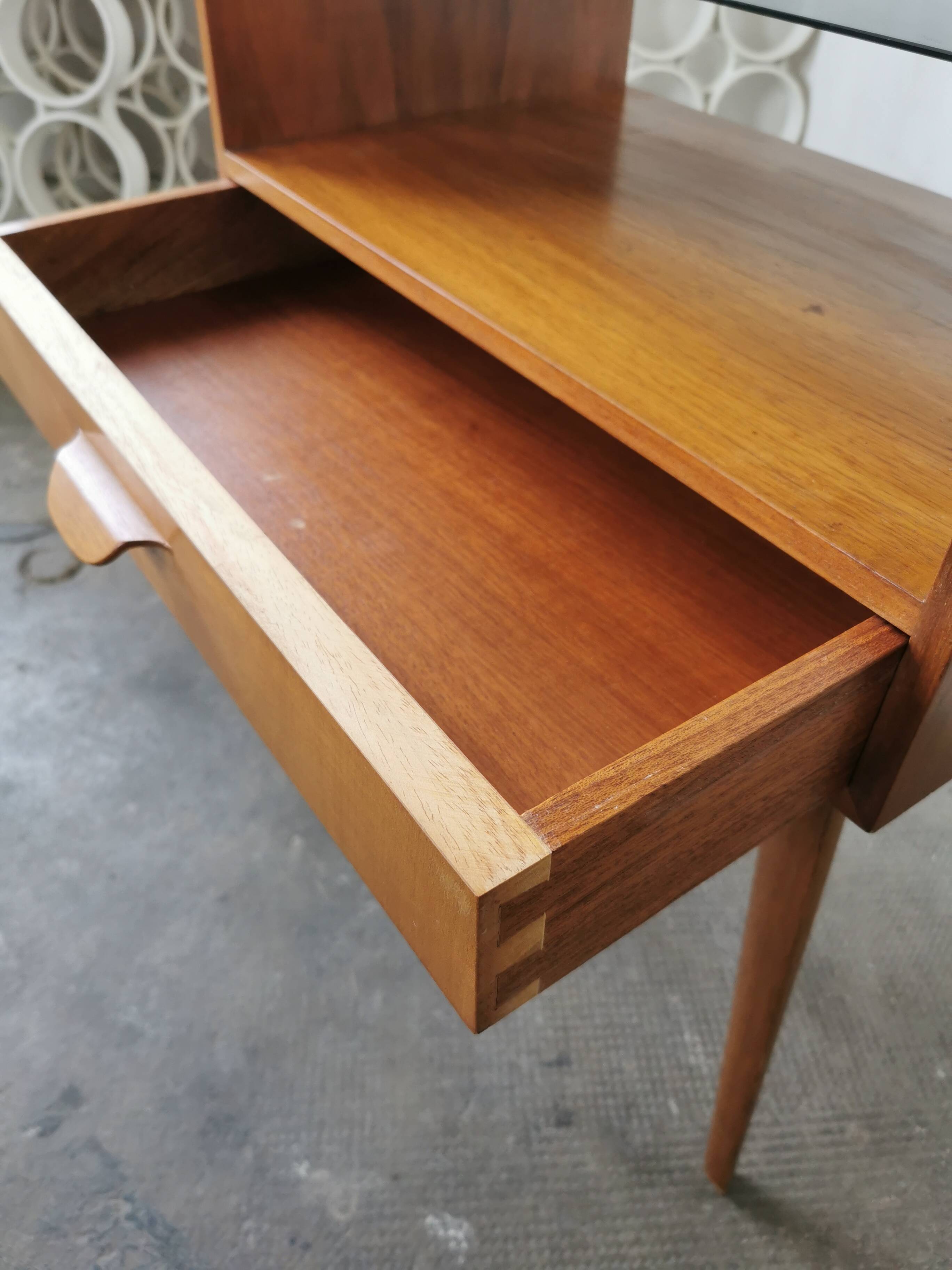 Bedside table, vintage side table 1960