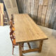 XXL farmhouse table in solid oak