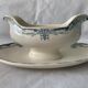 Service 20 plates and 3 dishes blue earthenware Vaucluse U-C Sarreguemines Digoin