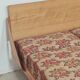 Folding sofa bed Canapé banquette Interier Praha 1960 floral pattern fabric