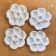 4 assiettes à huîtres porcelaine de Limoges