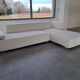 Moroso corner lounge sofa, Lowland model with chaise longue.