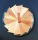 Cheese platter wood marquetry straw 70s