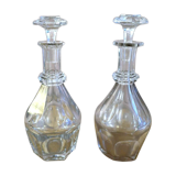 Pair of Baccarat carafes model Harcourt
