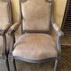 Pair of Louis XVI style armchairs with gendarme hat backs - Wood