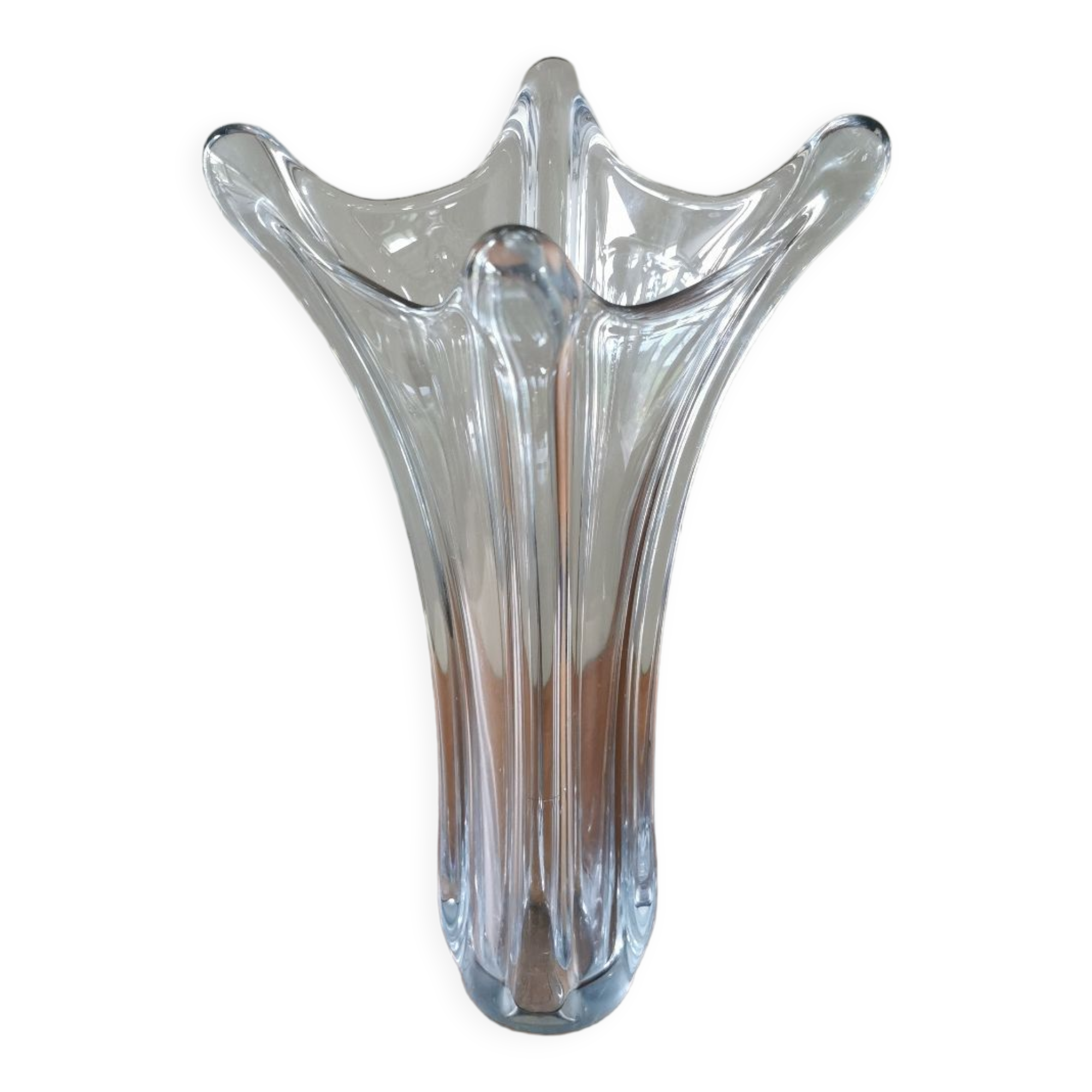 Vintage crystal vase