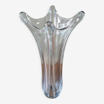 Vase vintage en cristal