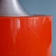 Pair of Scandinavian brushed aluminium pendants, 1960s