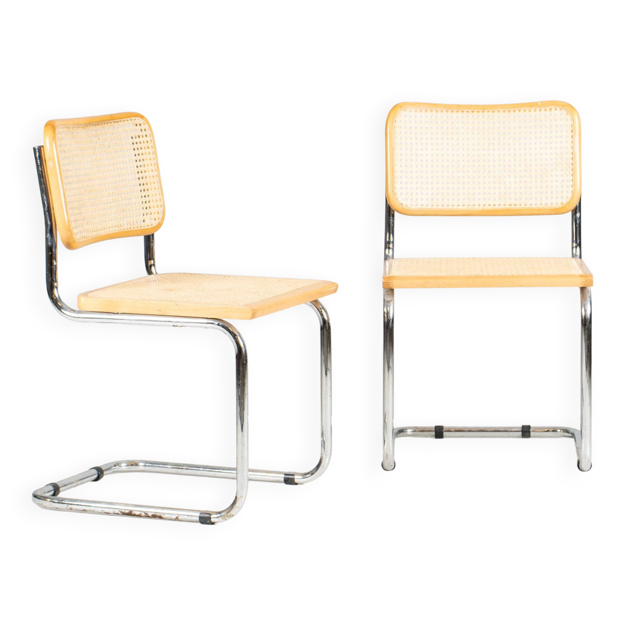 Chair a pair of cesca b32 attributed to breuer 1970 denmark