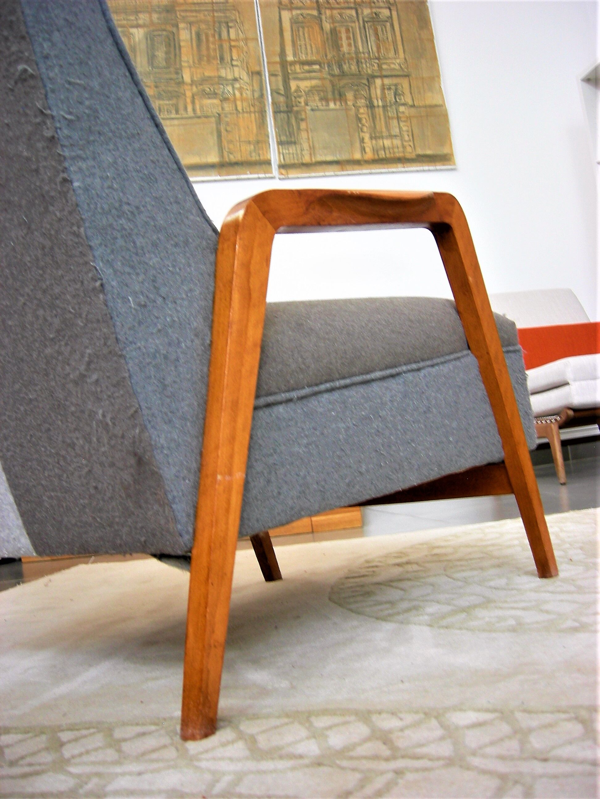 Fauteuil vintage des années 50-60