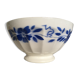 Country XL bowl in old faience blue flower décor