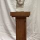 Oak wood column dimensions: height -70cm - width -38cm-
