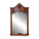 Large oak fireplace mirror