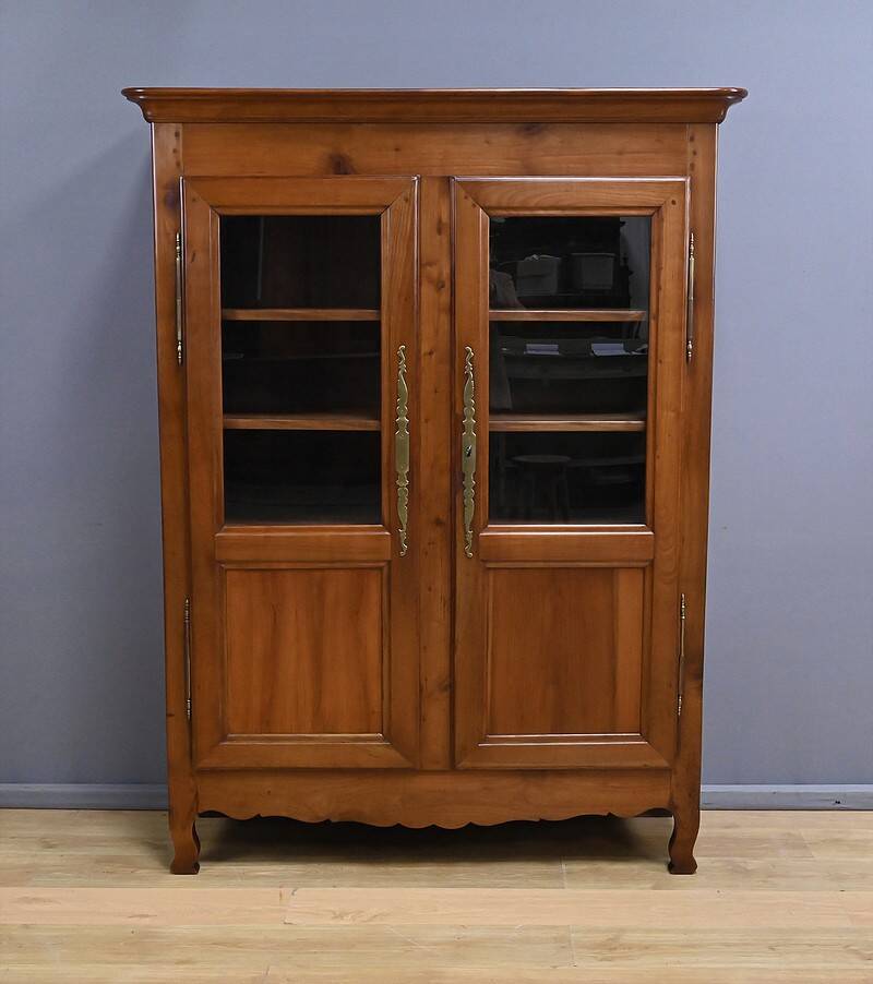 Library of the Loire Valley in cherry wood – 2nd part 19th century