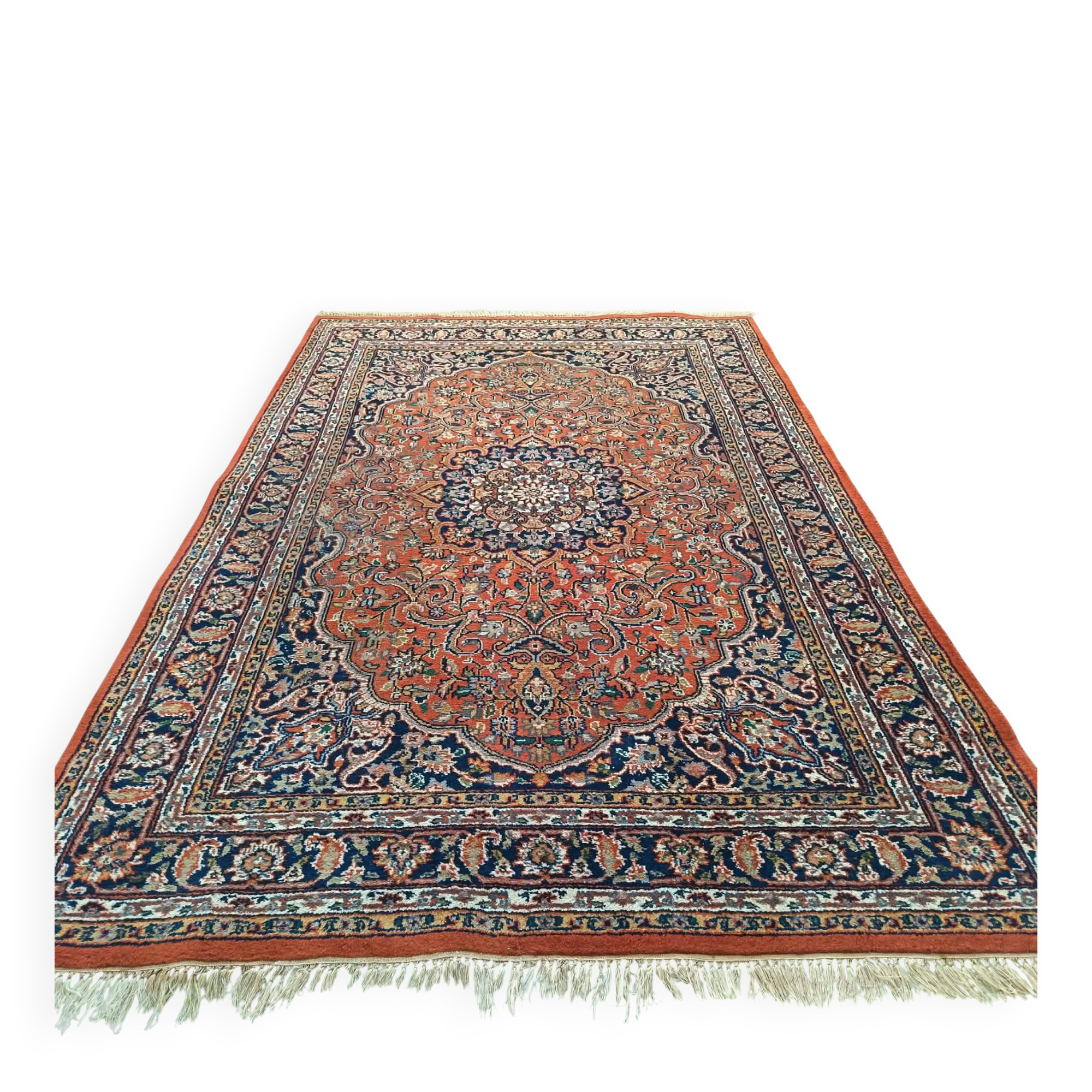 Handmade Indo-Tabriz carpet