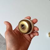 Antique brass and porcelain switch from the 40s/50s