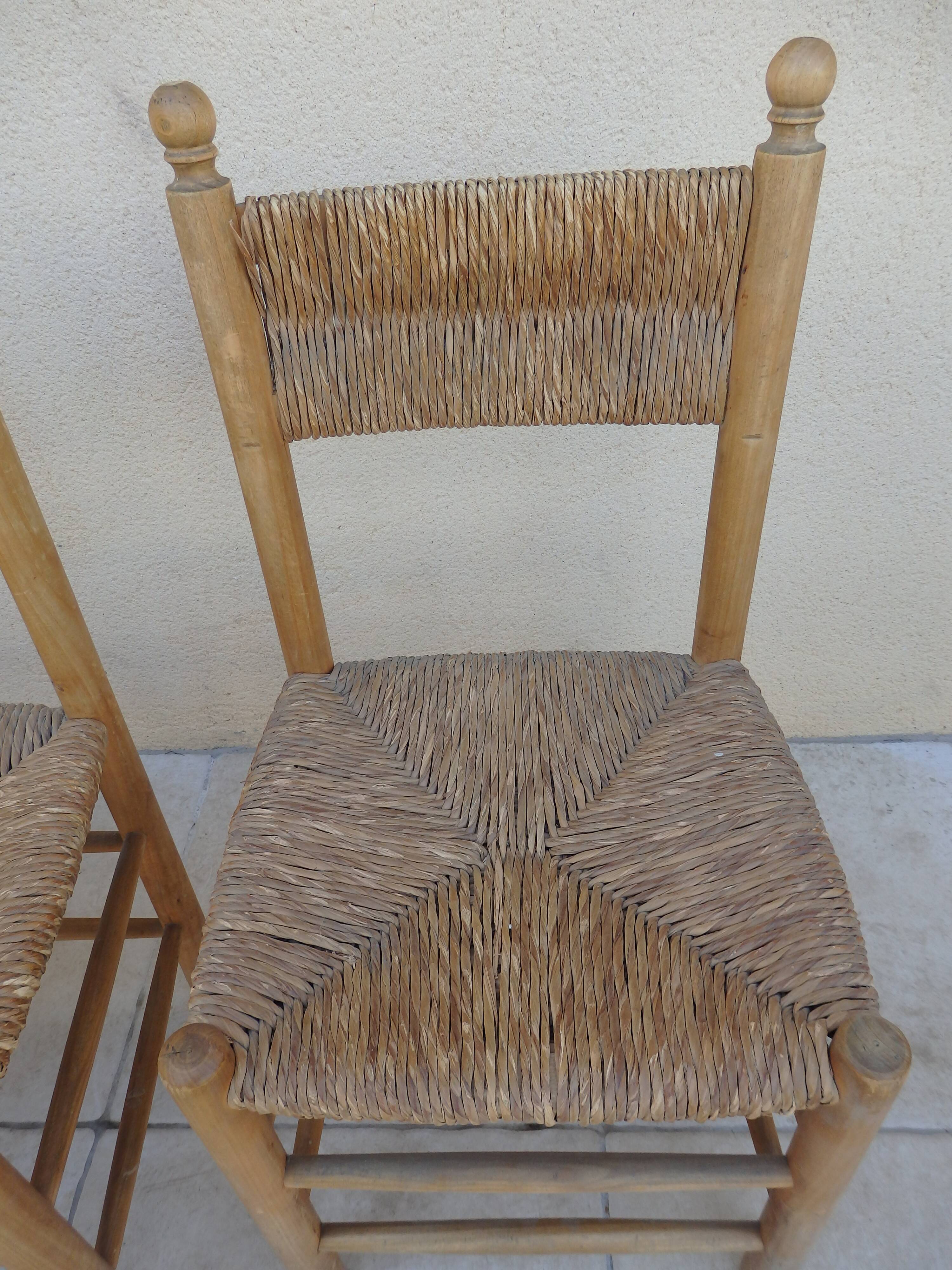 Vintage straw chair