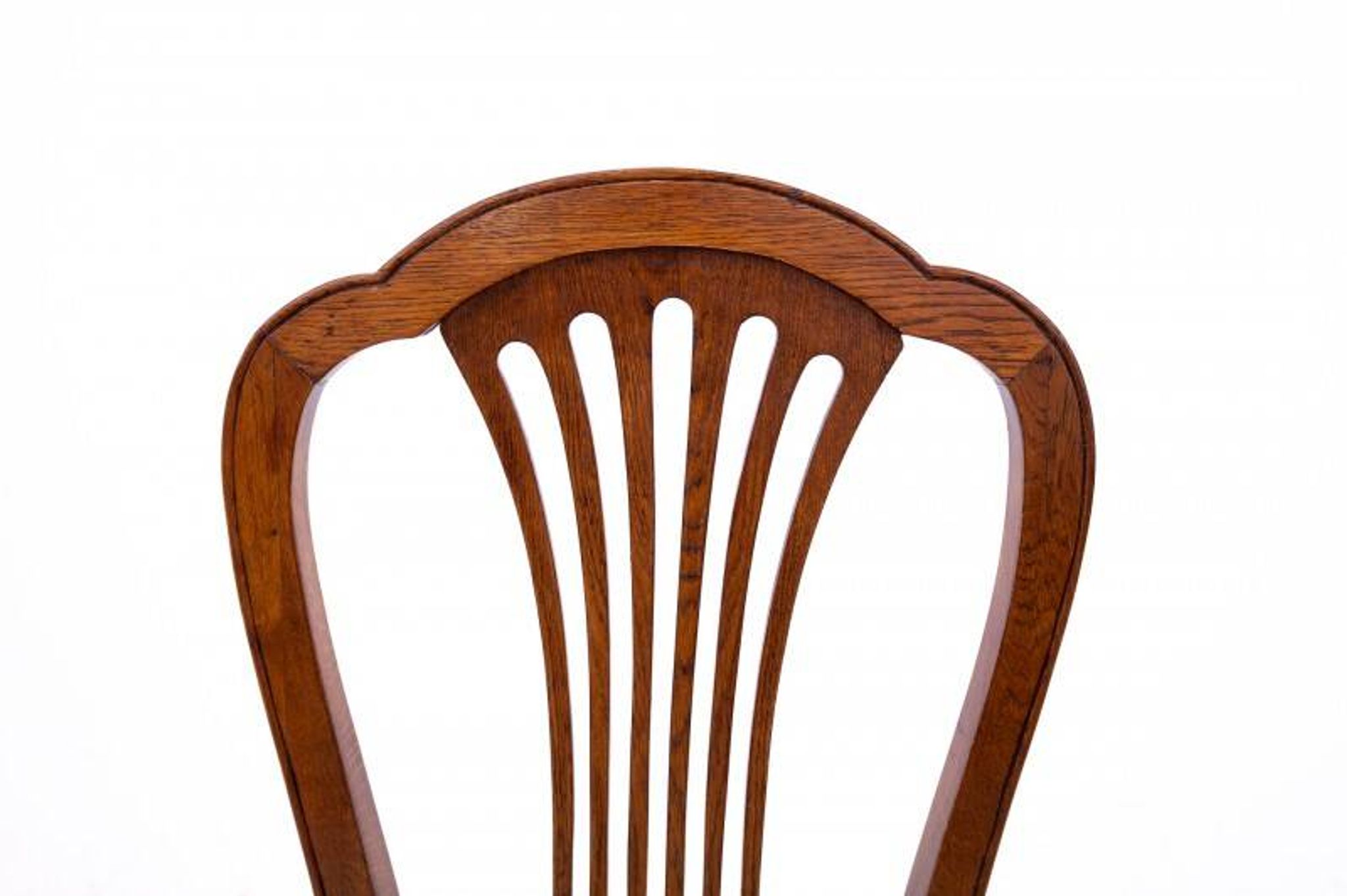 Large extendable table with eight chairs, late 19th century, France. After renovation.
