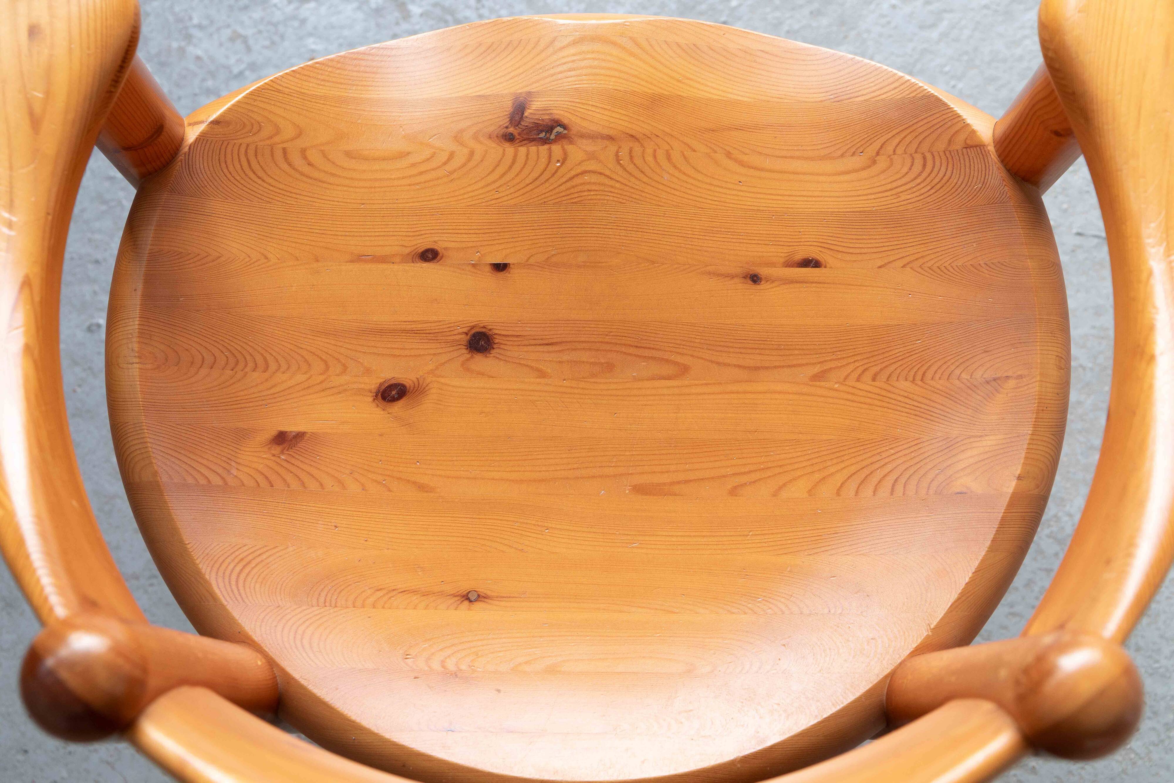 Ensemble de 6 chaises de salle à manger par Rainer Daumiller, années 1970