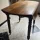 Oak table with ears from the 1950s.