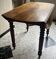 Oak table with ears from the 1950s.