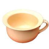 Half-porcelain plant pot Badonviller France