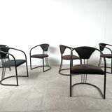 Italian Postmodern dining chairs, 1980s - set of 6