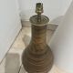 Large vintage ceramic/stoneware table lamp signed Parabis (H 86)