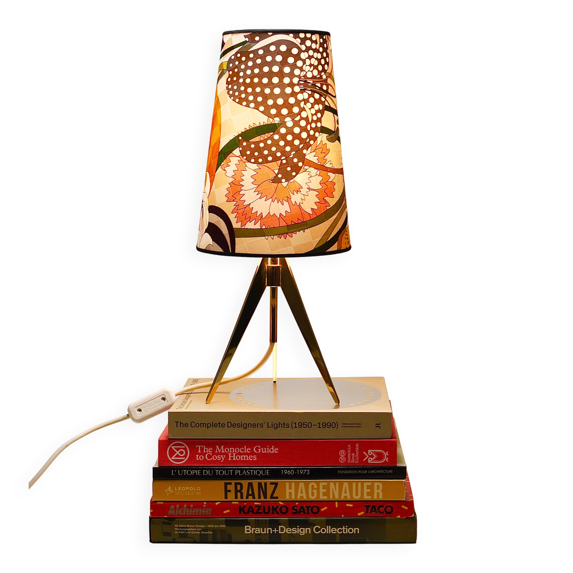 Adjustable tripod table lamp in brass Missoni x Kalmar Vienna, Austria, 1950s