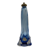Blue Val Saint-Lambert crystal lamp base