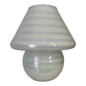 Lampe champignon en verre