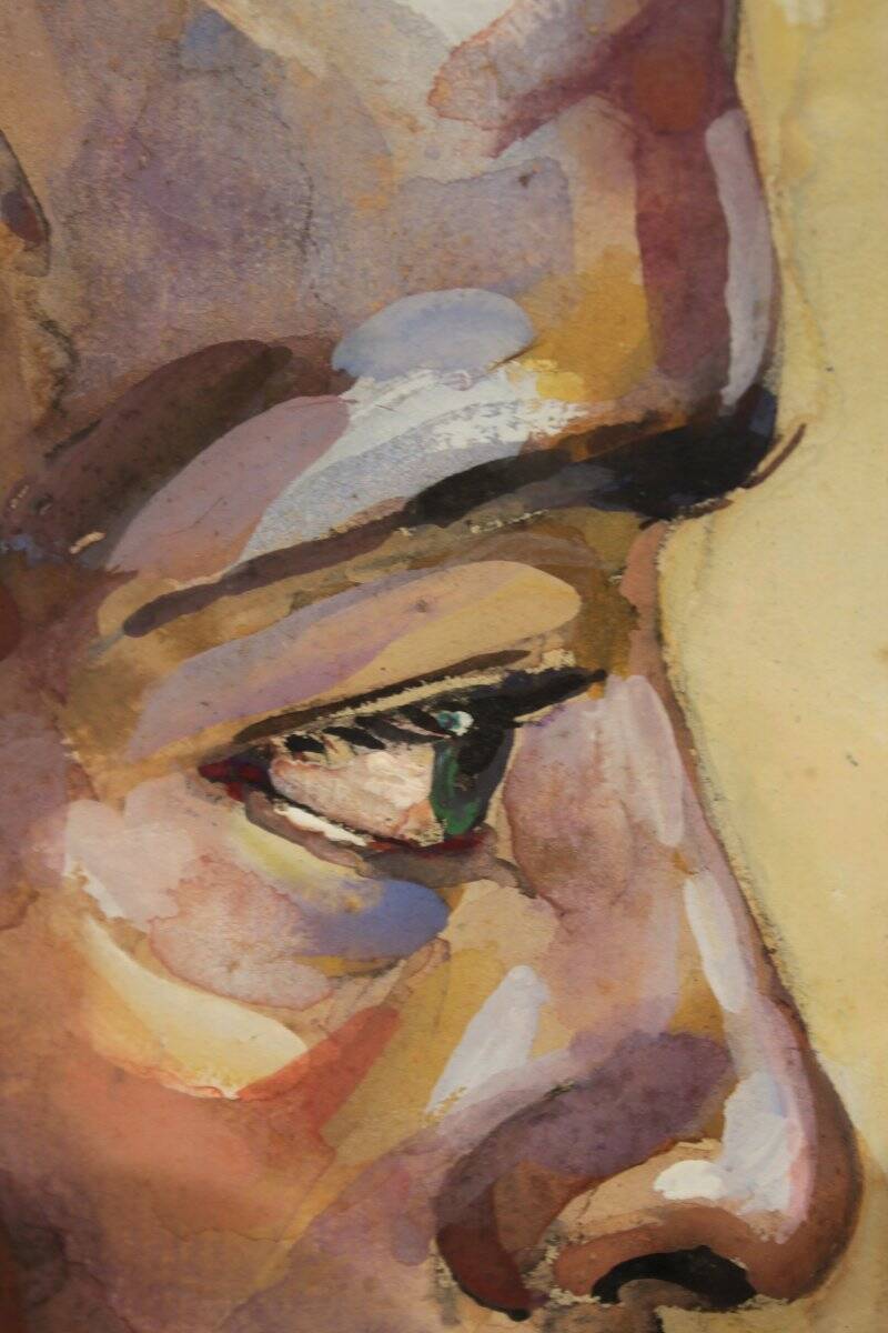 Portrait d'un Béninois par Pierre Matossy (1891-1969)