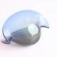 Seguso Dalla Venezia double base trinket bowl, Murano 1950s.