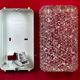 Aplique plafonnier en verre holophane industriel loft années 50 60 vintage 1950