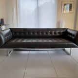 Edouard sofa design carlo colombo brown leather
