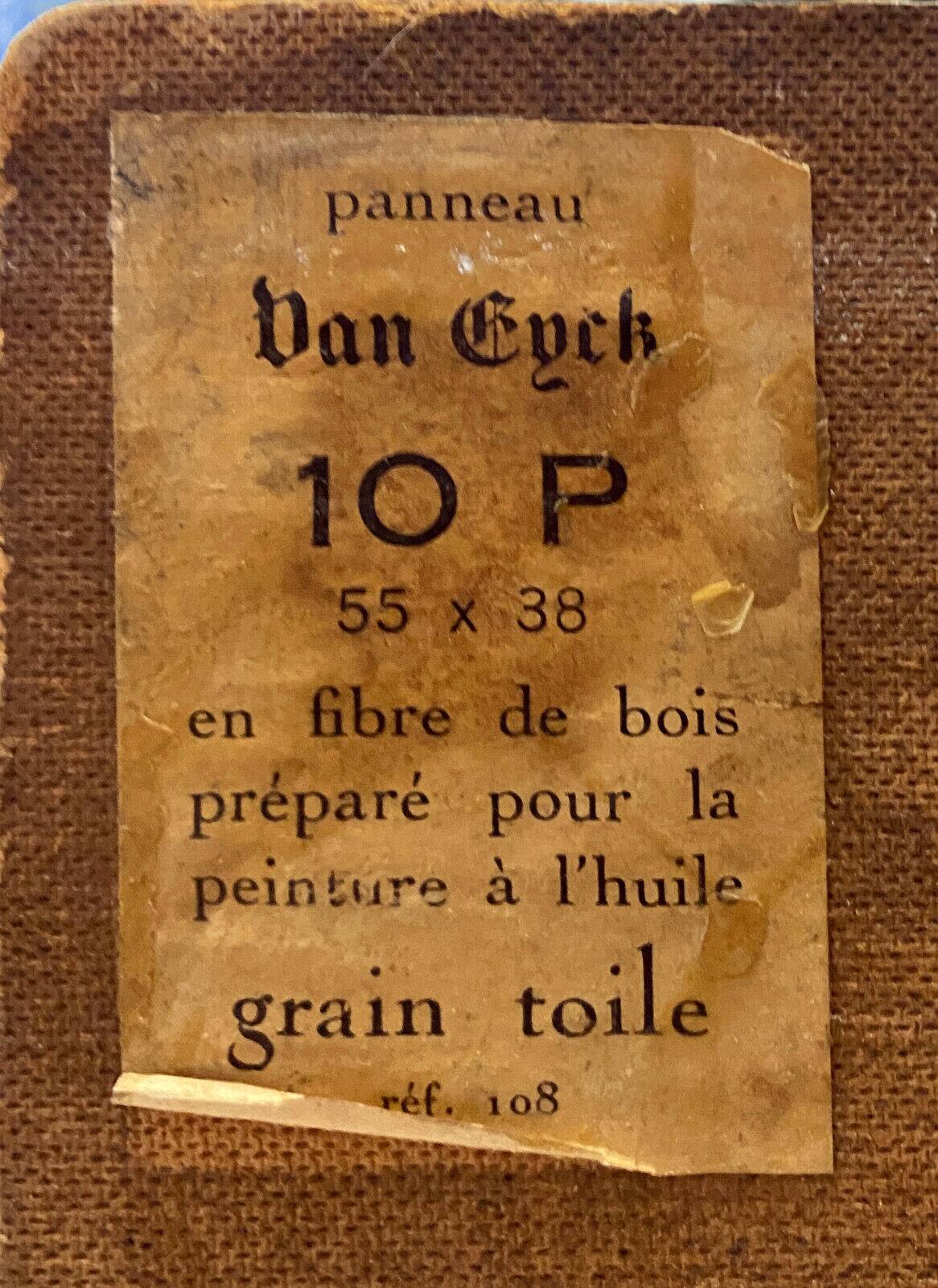 HSP Painting "Nude in the Red Chair" Model Post Cubist Workshop