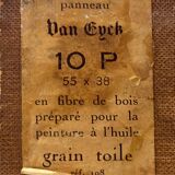 HSP Painting "Nude in the Red Chair" Model Post Cubist Workshop