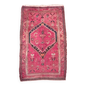 Handmade Persian Hamadan rug 210x132cm