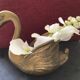 Brass swan