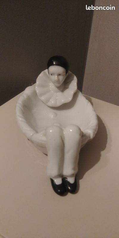 Trinket bowl pierrot vintage 70s/80s