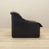 Leather armchair, Italian design, 1960s, production: Italy