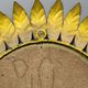 Midcentury bohemian hollywood regency spanish gilt metal sun mirror, 1960s