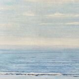 Solitude au bord de la mer 100x100