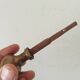 Antique olive door handle from the 19th century.