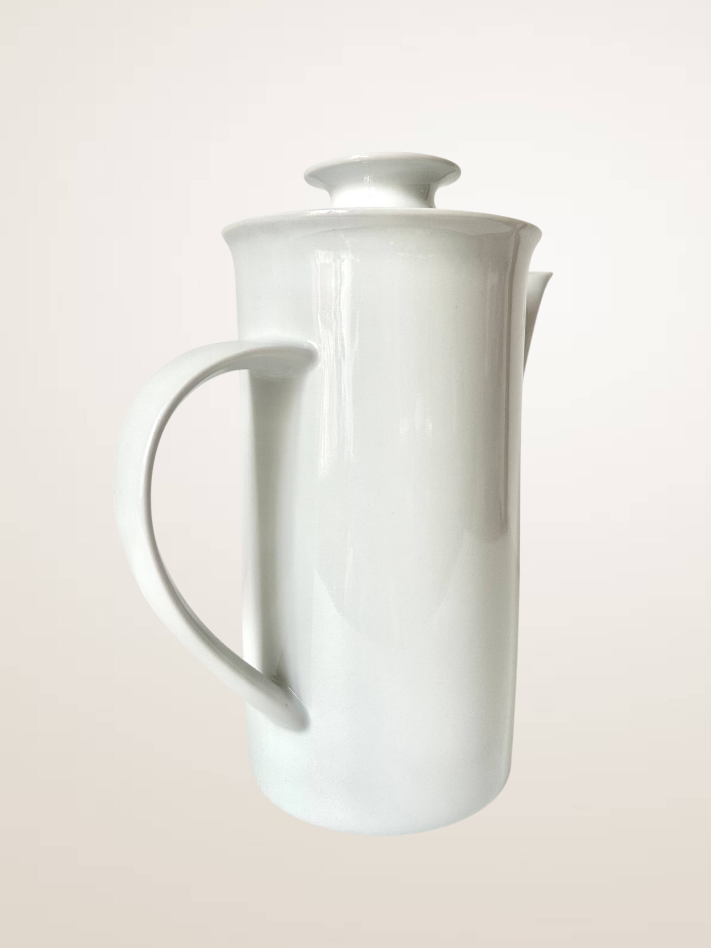 White porcelain coffee pot Rosenthal