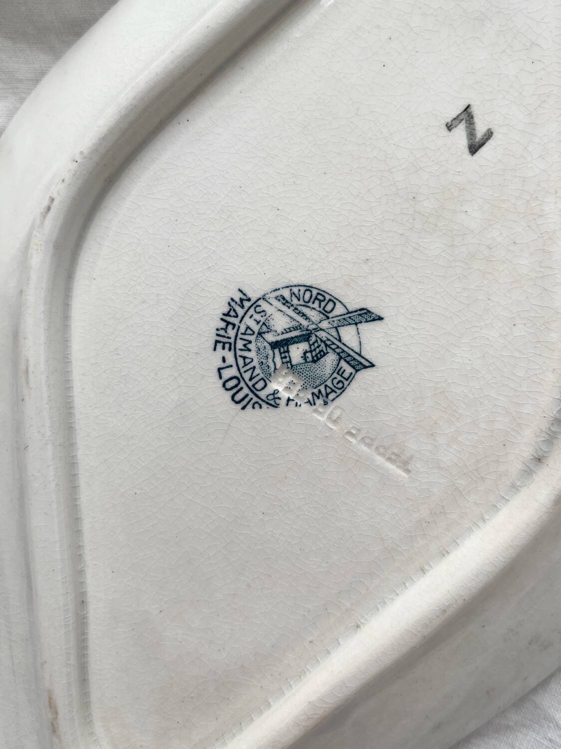 Ironware ramekin dish “Marie Louise” Saint Amand and Hamage