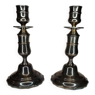 Pair of Saint Medard candlesticks