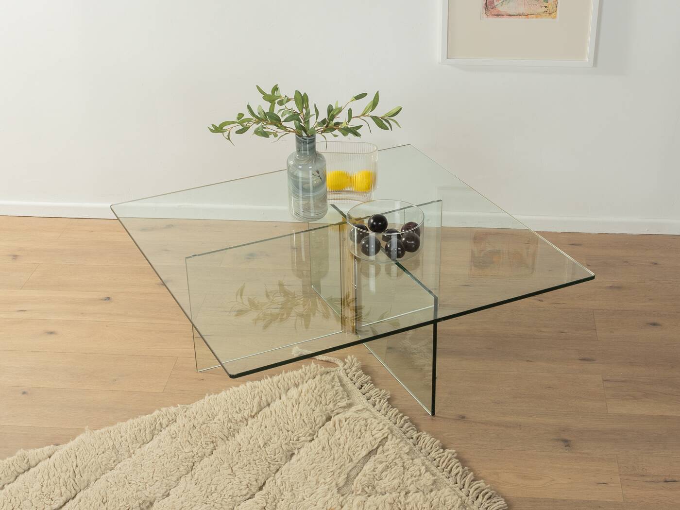 Postmodern Glass Coffee Table