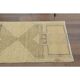 1970s Vintage Turkish Hand-Knotted Wool Cotton Orange Runner Rug 75x322