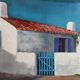 French oil painting, signed CD, 2002